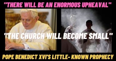 Pope Benedict XVI’s LITTLE-KNOWN PROPHECY “The Church will become small – The coming UPHEAVAL