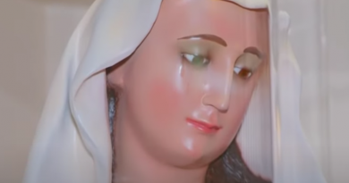Parishioners in California Church say the image of the Virgin is crying.