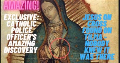 Our Lady of Guadalupe: Jesus on Cross Discovered on Tilma – Nobody Knew It Was There.