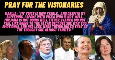 Medjugorje Today: Pray for the Visionaries: Marija, Vicka, Mirjana, and Ivanka Now Suffer for the World.