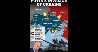 COUNTDOWN TO WW 3 – PUTIN DECLARES WAR Russian missiles blitz cities across Ukraine with ‘hundreds’ of casualties as Putin orders full-scale invasion