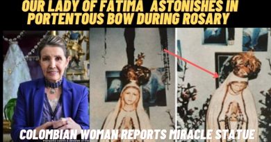 OUR LADY OF FATIMA ASTONISHES IN PORTENTOUS BOW DURING ROSARY-COLOMBIAN WOMAN REPORTS MIRACLE STATUE
