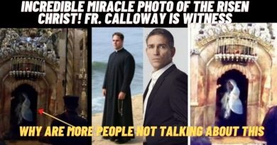 INCREDIBLE MIRACLE PHOTO OF THE RISEN CHRIST –  FR. CALLOWAY IS WITNESS -WHY ARE MORE PEOPLE NOT TALKING ABOUT THIS