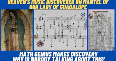 HEAVEN’S MUSIC DISCOVERED ON MANTEL OF OUR LADY OF GUADALUPE | MATH GENIUS MAKES DISCOVERY