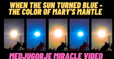 MEDJUGORJE MIRACLE VIDEO: WHEN THE SUN TURNED BLUE, THE COLOR OF MARY’S MANTLE