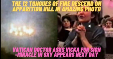 12 TONGUES OF FIRE DESCEND OVER MEDJUGORJE – DOCTOR ASKS FOR SIGN MIRACLE APPEARS IN SKY NEXT DAY