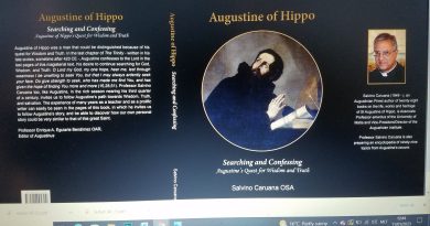 An important book on St Augustine to be launched on January 13, 2023