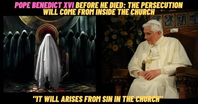 3rd secret of Fatima “A persecution will come from “inside the Church.” Pope Benedict XVI Warns