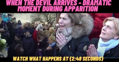 MEDJUGORJE: WHEN THE DEVIL ARRIVES – DRAMATIC MOMENT DURING APPARITION –