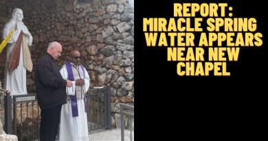 REPORT FROM MEDJUGORJE: MIRACLE SPRING WATER APPEARS NEAR NEW CHAPEL