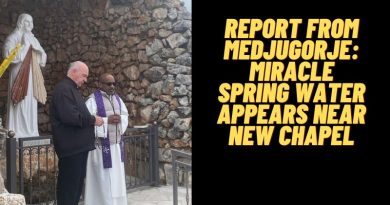 ACCORDING TO A REPORT FROM MEDJUGORJE: MIRACLE SPRING WATER APPEARS NEAR NEW CHAPEL