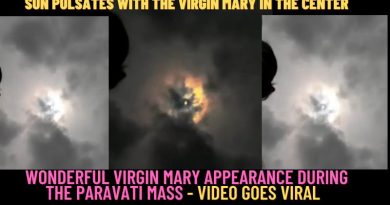 SUN PULSATES WITH THE VIRGIN MARY IN THE CENTER – WONDERFUL VIRGIN MARY APPEARANCE-