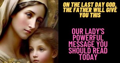 MEDJUGORJE: ON THE LAST DAY GOD, THE FATHER WILL GIVE YOU THIS – YOU SHOULD READ TODAY