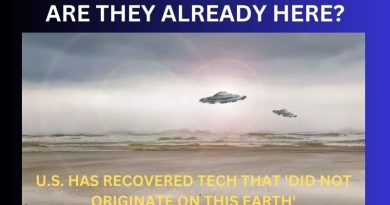 ARE THEY ALREADY HERE? – U.S. HAS RECOVERED TECH THAT ‘DID NOT ORIGINATE ON THIS EARTH’