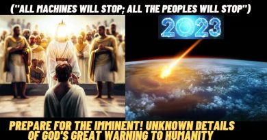 PREPARE FOR THE IMMINENT! UNKNOWN DETAILS OF GOD’S GREAT WARNING TO HUMANITY (“ALL MACHINES WILL STOP; ALL THE PEOPLES WILL STOP”)