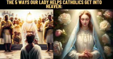 THE 5 WAYS THE OUR LADY HELPS CATHOLICS GET INTO HEAVEN:
