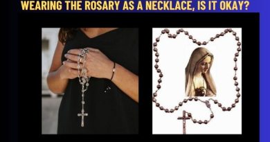 WEARING THE ROSARY AS A NECKLACE, IS IT OKAY?