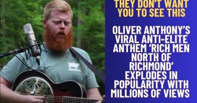 Oliver Anthony’s Viral Anti-Elite Anthem ‘Rich Men North of Richmond’ EXPLODES in POPULARITY  with Millions of views