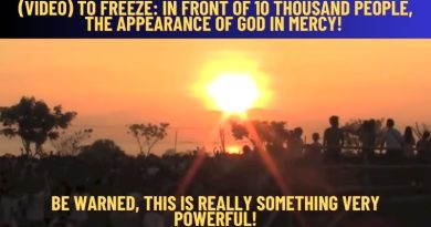 (VIDEO) TO FREEZE: IN FRONT OF 10 THOUSAND PEOPLE, THE APPEARANCE OF GOD IN MERCY!