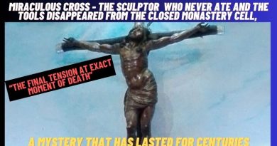 MIRACULOUS CROSS – THE SCULPTOR WHO NEVER ATE AND THE TOOLS DISAPPEARED FROM THE CLOSED MONASTERY CELL,