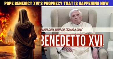 Pope Benedict XVI’s Prophecy That is Happening Now