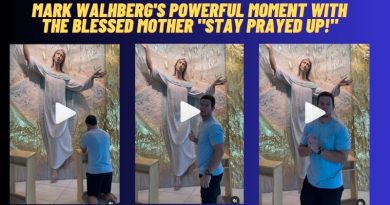 Mark Walhberg’s Powerful Moment with The Blessed Mother “Stay prayed up!”