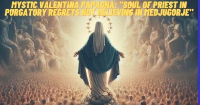 MYSTIC VALENTINA PAPAGNA: “SOUL OF PRIEST IN PURGATORY REGRETS NOT BELIEVING IN MEDJUGORJE”