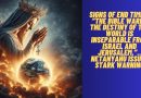 SIGNS OF END TIMES: “THE BIBLE WARNS THE DESTINY OF THE WORLD IS INSEPARABLE FROM ISRAEL AND JERUSALEM.”.. NETANYAHU ISSUES STARK WARNING