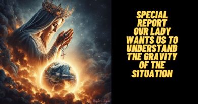 SPECIAL REPORT OUR LADY WANTS US TO UNDERSTAND THE GRAVITY OF THE SITUATION