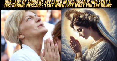 OUR LADY OF SORROWS APPEARED IN MEDJUGORJE AND SENT A ‘DISTURBING’ MESSAGE: ‘I CRY WHEN I SEE WHAT YOU ARE DOING’
