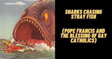 Sharks chasing stray fish (Pope Francis and the Blessing of Gay Catholics)