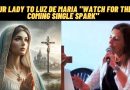 OUR LADY TO LUZ DE MARIA “WATCH FOR THE COMING SINGLE SPARK”