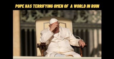 POPE HAS TERRIFYING OMEN OF A WORLD IN RUIN