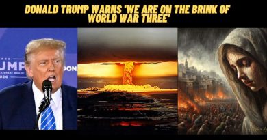 DONALD TRUMP WARNS ‘WE ARE ON THE BRINK OF WORLD WAR THREE’