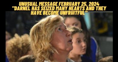 Medjugorje Unusual Message February 25, 2024  “Darnel has seized many hearts and they have become unfruitful”
