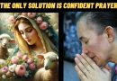 “The only solution is confident prayer”